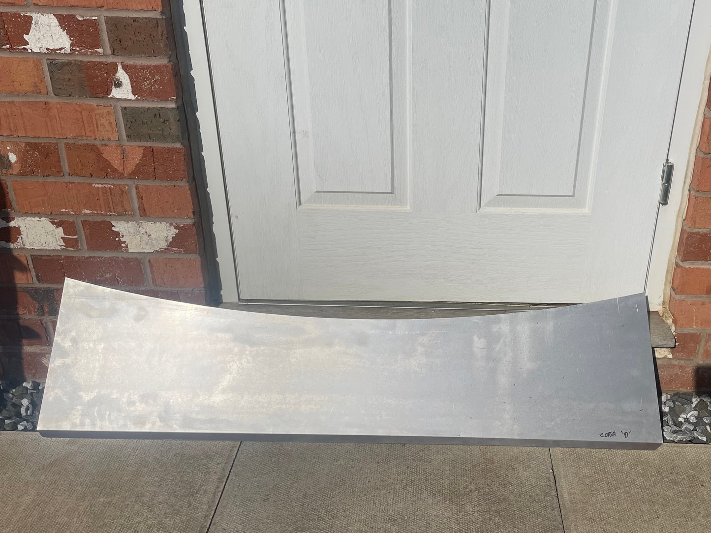 Corsa D Nameboard - Steel