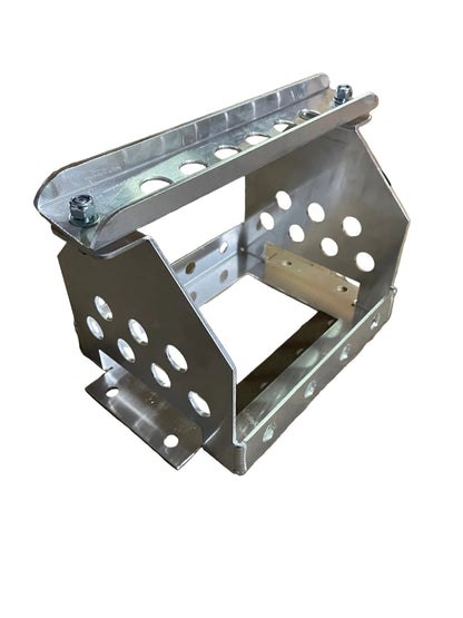 063 Steel Battery Tray - Aluminium