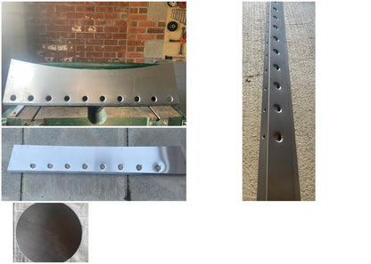 Stock Rod / GT Hot Rod Corsa C Aluminium Panel Kit - swaged holes