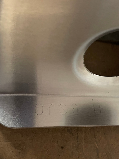 Corsa D Nameboard - Aluminium