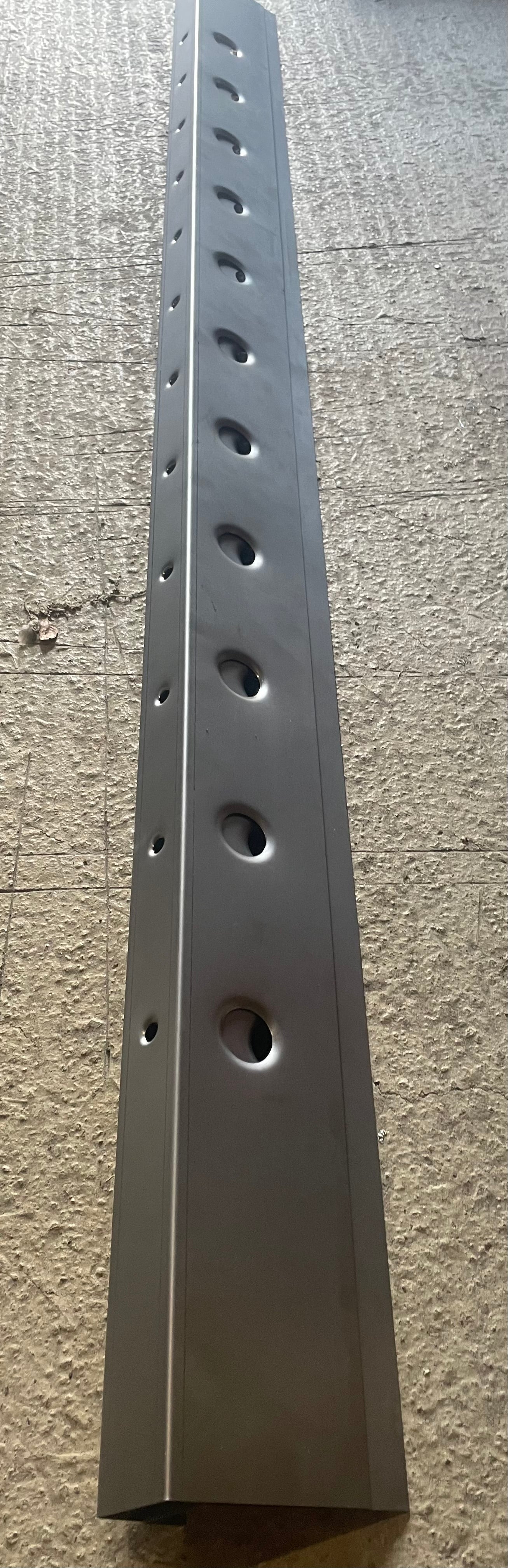 Pair of Side Skirts - swaged holes