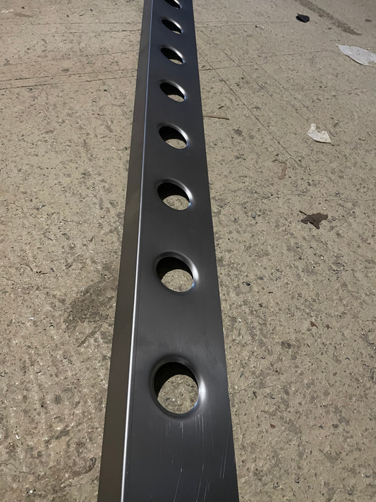 Side Skirts - Pair - one set swaged holes