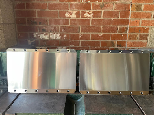 Pair of Square Roof Fins / Number boards